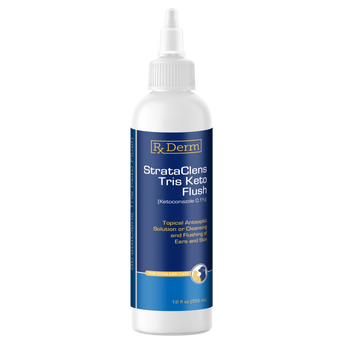 R.Derm StrataCleans Tris Keto Flush bottle