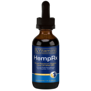 Hemp Rx Organic Hemp Oil with CBD For Dogs & Cats - RX Vitamins