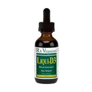 dietary supplement 'Liqui-D3' by Rx Vitamin's with a dropper