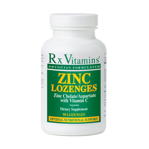 Rx Vitamins Zinc Lozenges, which are chewable tablets with vitamin C