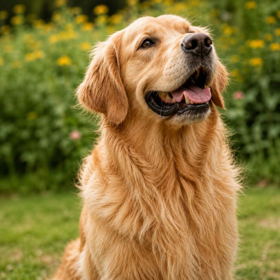 furry dog